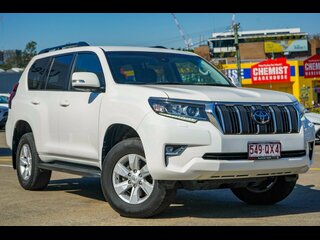 2023  Toyota Landcruiser Prado GXL Wagon (Glacier White) Used Car Thumbnail